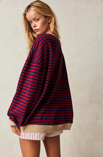 Rosa™ | Gestreepte Oversized Trui