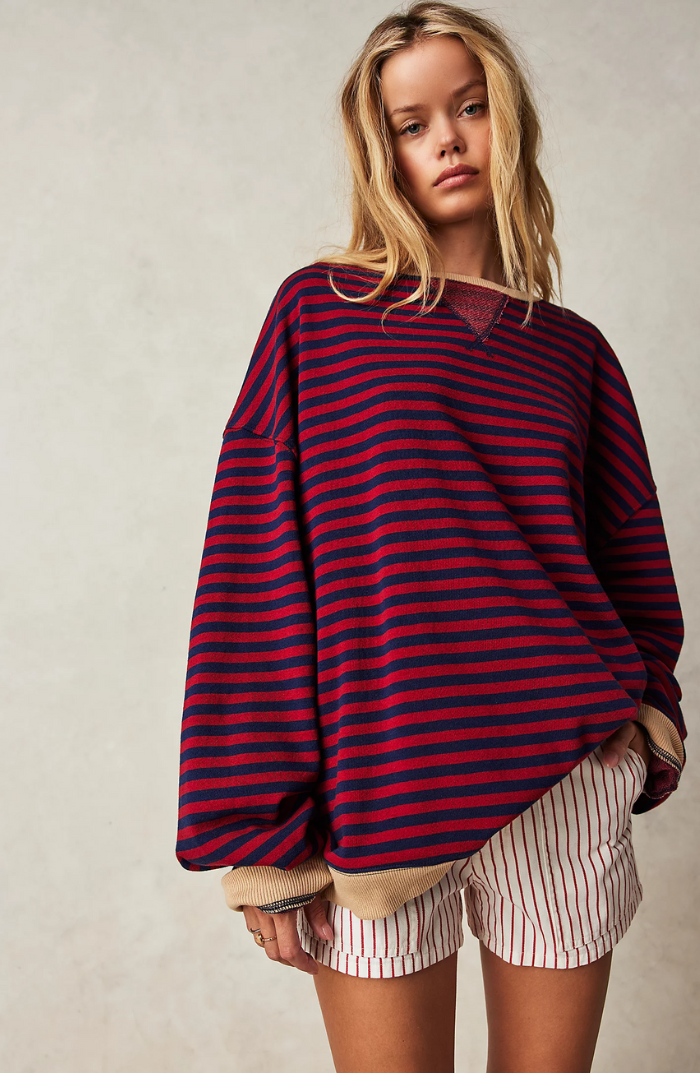 Rosa™ | Gestreepte Oversized Trui