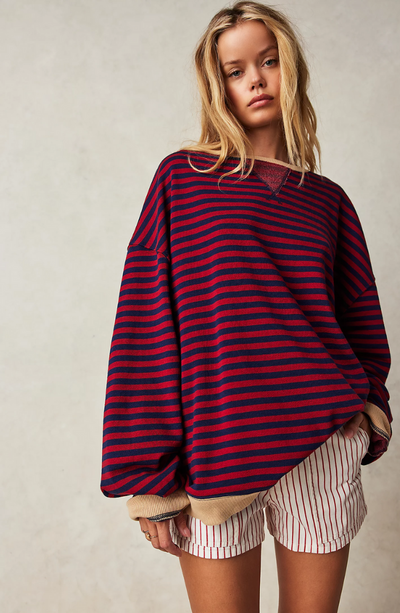 Rosa™ | Gestreepte Oversized Trui