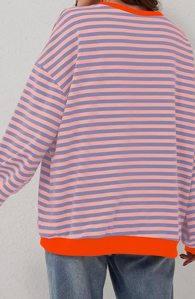 Rosa™ | Gestreepte Oversized Trui
