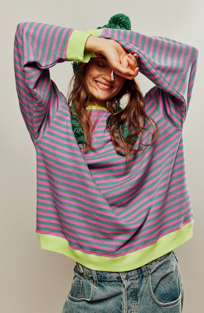 Rosa™ | Gestreepte Oversized Trui