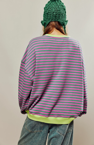 Rosa™ | Gestreepte Oversized Trui