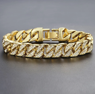 Paxora™ | De Miami Gouden Curb Armband