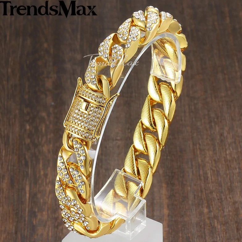 Paxora™ | De Miami Gouden Curb Armband