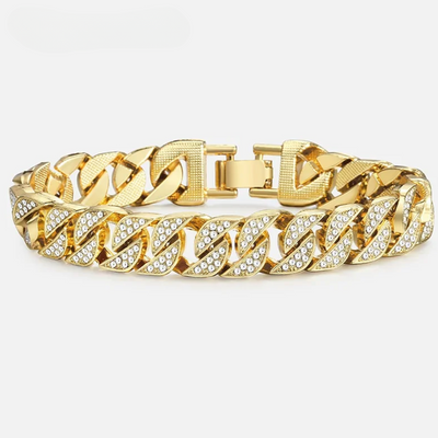 Paxora™ | De Miami Gouden Curb Armband