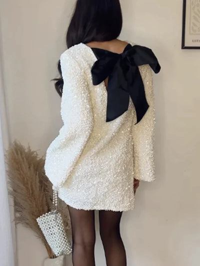 Emily™ | Glitter Mini Jurk