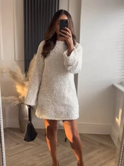 Emily™ | Glitter Mini Jurk