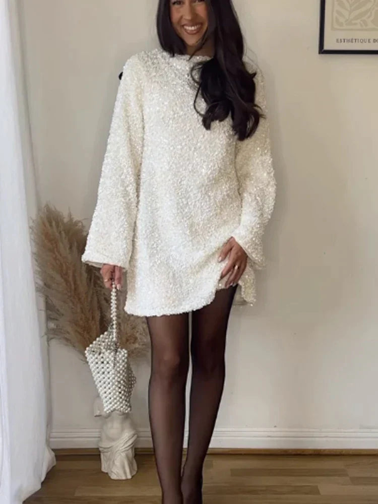 Emily™ | Glitter Mini Jurk