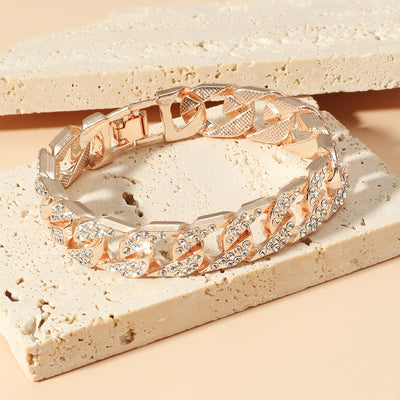 Paxora™ | De Miami Gouden Curb Armband