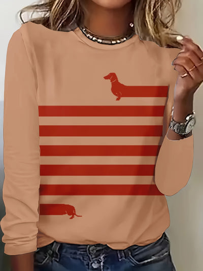 Laura™ | Creatieve Trui Met Dierenprint
